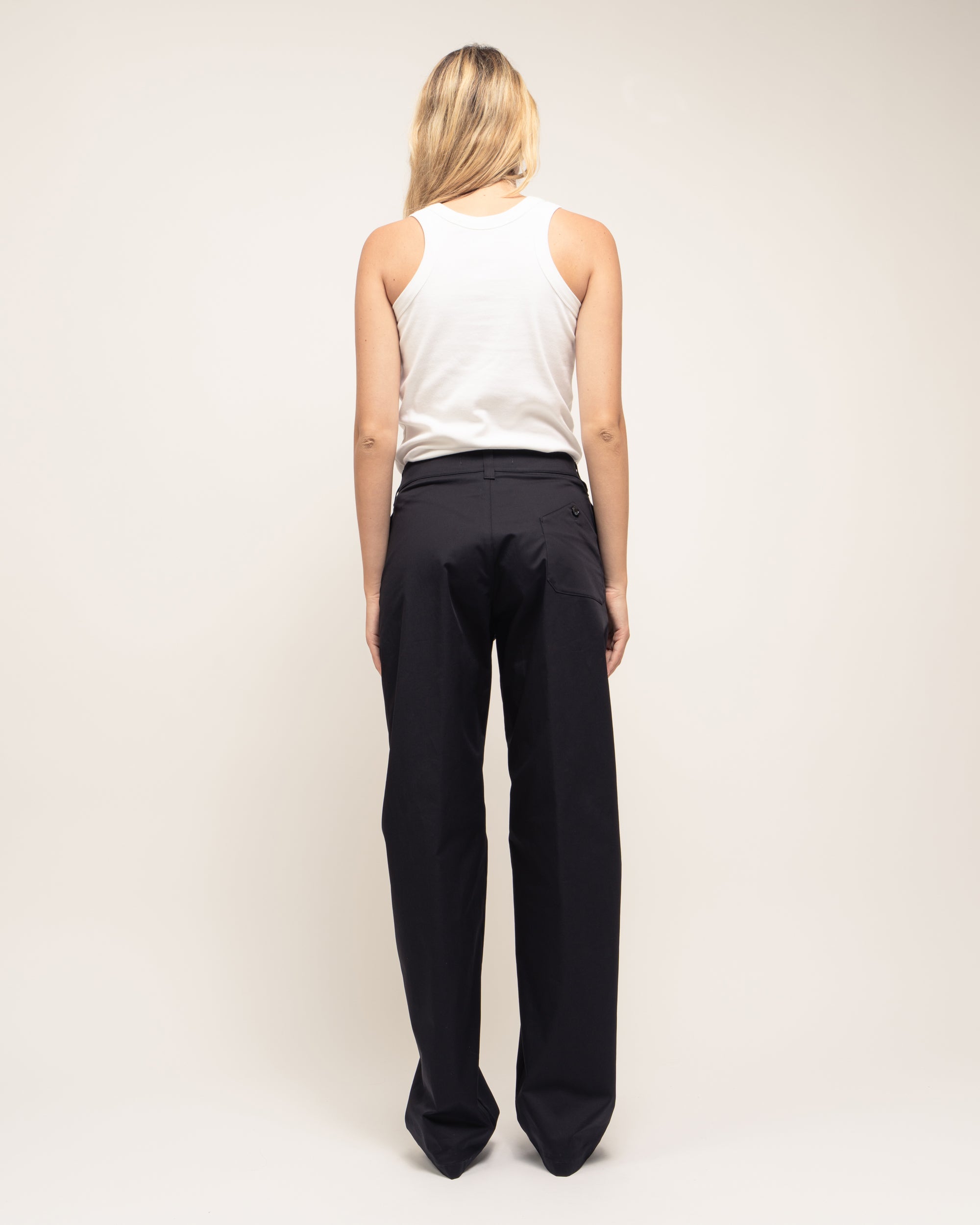 Duelle straight leg trousers