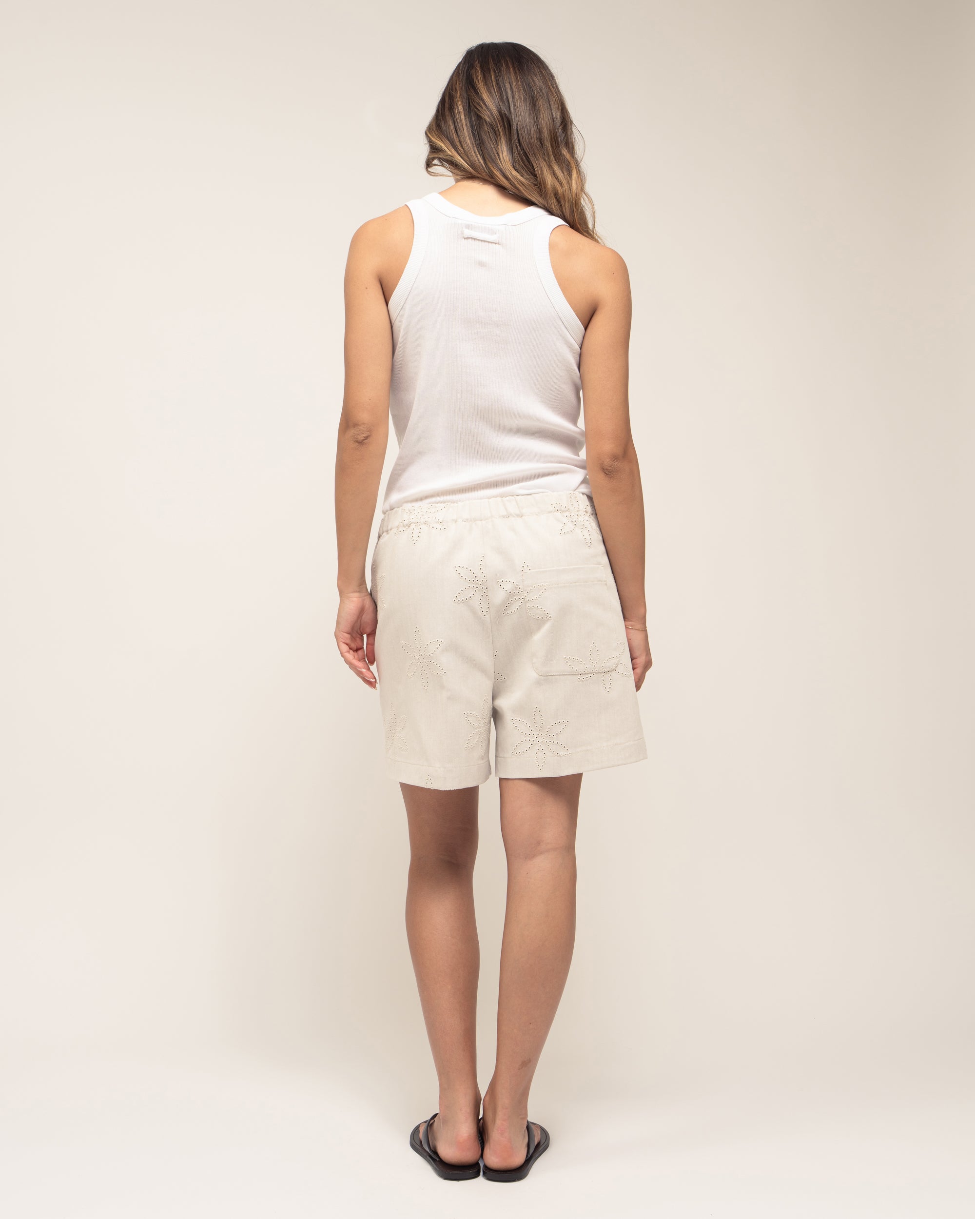 Erykah shorts with elastic