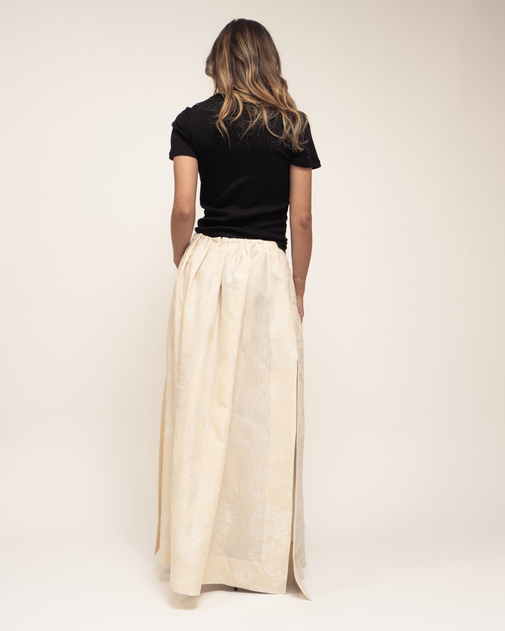Janelle will wear a long skirt